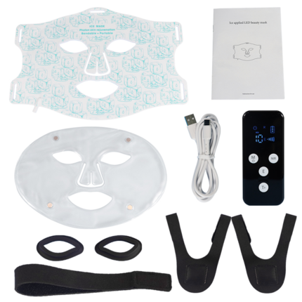 Dingxun M08 cooling LED light therapy mask and controller